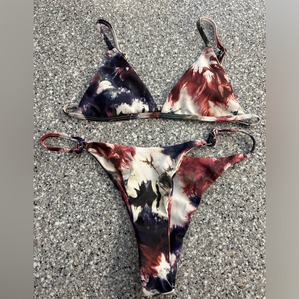 Tie dye bikini